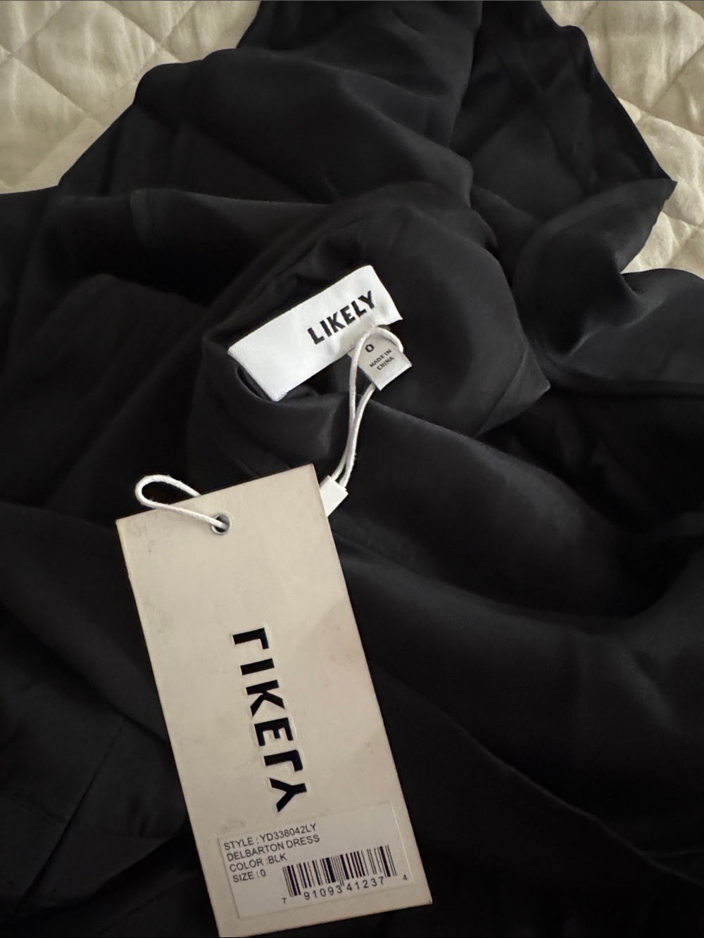Likely Black One-Shoulder Ruffle Asymmetric Dress - Picture 2 of 2